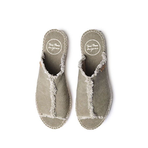 Toni Pons Haki Kadın Topuklu Terlik 1TONW2024044 - Görsel 4