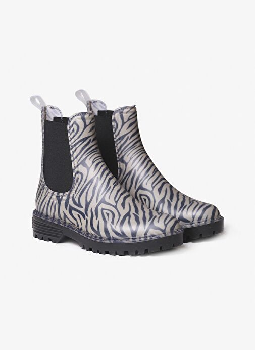 Kadın Bot (Yağmur ) Calvi Toni Pons Ankle Boot Water Zebra - Görsel 3