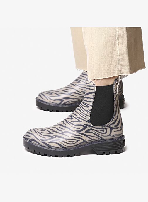 Kadın Bot (Yağmur ) Calvi Toni Pons Ankle Boot Water Zebra - Görsel 5