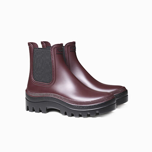 KADIN Bot (Yağmur ) Carter Toni Pons Ankle Boot Wate VI ( Burgundy ) - Görsel 3