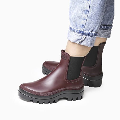 KADIN Bot (Yağmur ) Carter Toni Pons Ankle Boot Wate VI ( Burgundy ) - Görsel 5