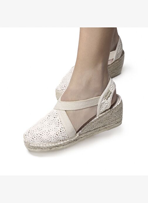 KADIN Sandalet Terra-AD Toni Pons Ecru (Cru) - Görsel 5