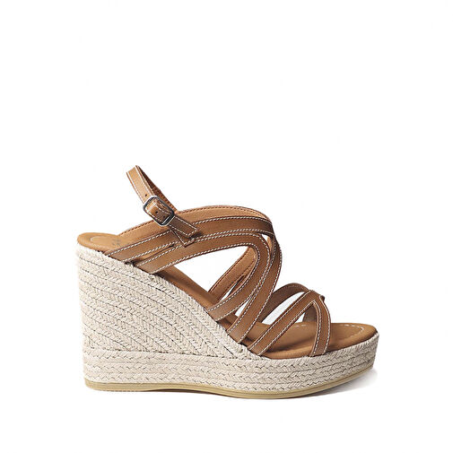 Toni Pons Camel Kadın Deri Sandalet 1TONW2023169 - Görsel 2