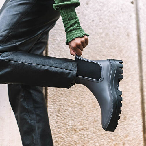 KADIN Bot (Yağmur ) Carter Toni Pons Chelsea Waterproof Ankle boot in Grey (Gris) - Görsel 5