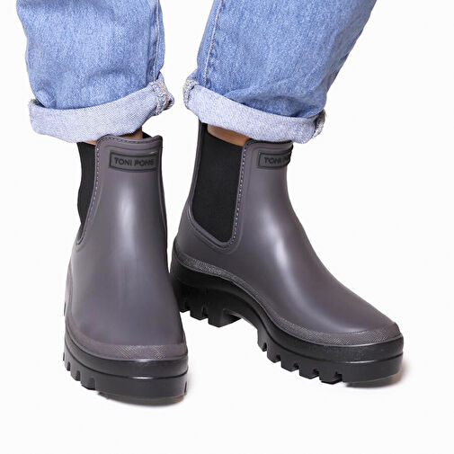KADIN Bot (Yağmur ) Carter Toni Pons Chelsea Waterproof Ankle boot in Grey (Gris) - Görsel 6