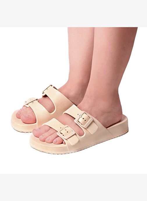 Kadın Terlik Creta Toni Pons Ecru - Görsel 5