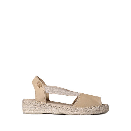 Toni Pons Bej Kadın Süet Sandalet 1TONW2024182 - Görsel 2