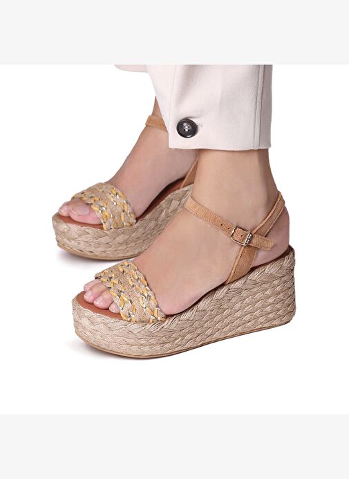 Kadın Sandalet Rosalia Toni Pons Natural - Görsel 5