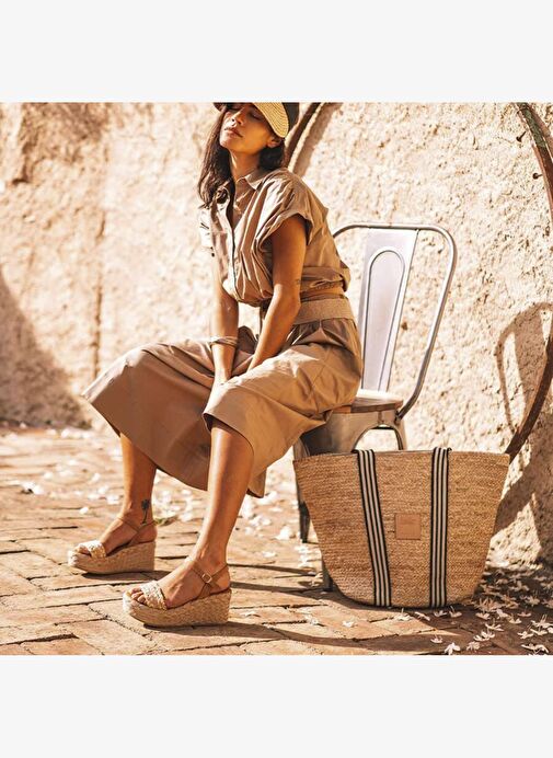 Kadın Sandalet Rosalia Toni Pons Natural - Görsel 6