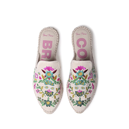 Kadın Terlik Culip Toni Pons Floral - Görsel 4