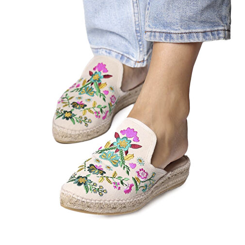 Kadın Terlik Culip Toni Pons Floral - Görsel 5