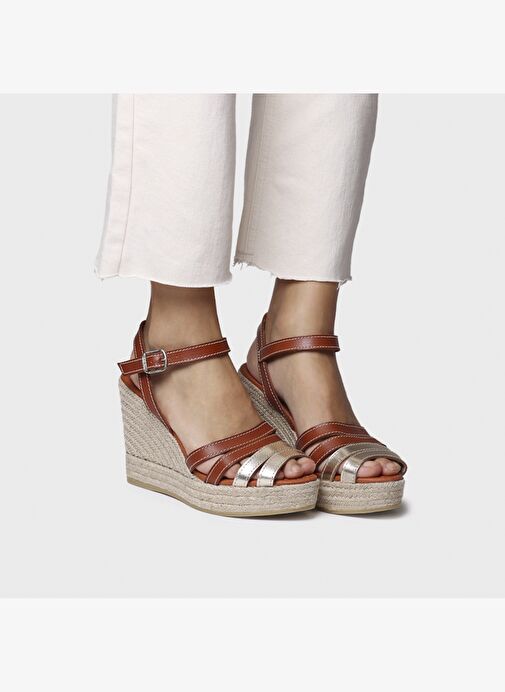 Kadın Sandalet Octavia Toni Pons Platinum-Tan - Görsel 5