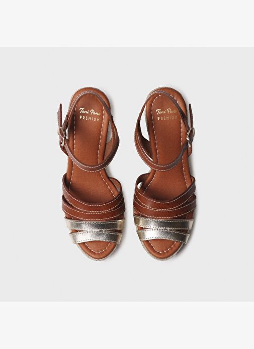 Kadın Sandalet Octavia Toni Pons Platinum-Tan - Görsel 4