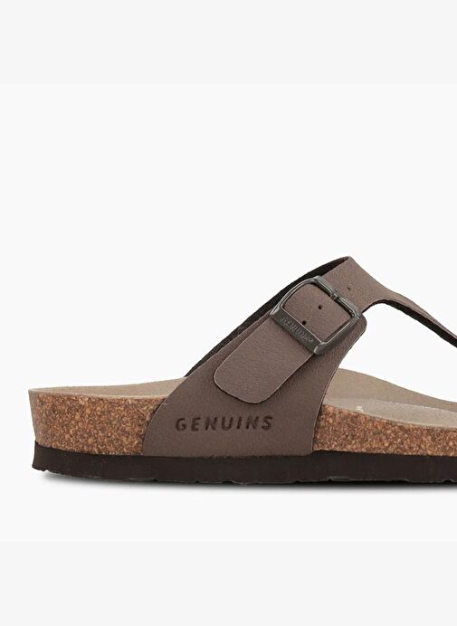 Kadın Terlik ROSAS G104383 Genuins Vegan Mocca - Görsel 4