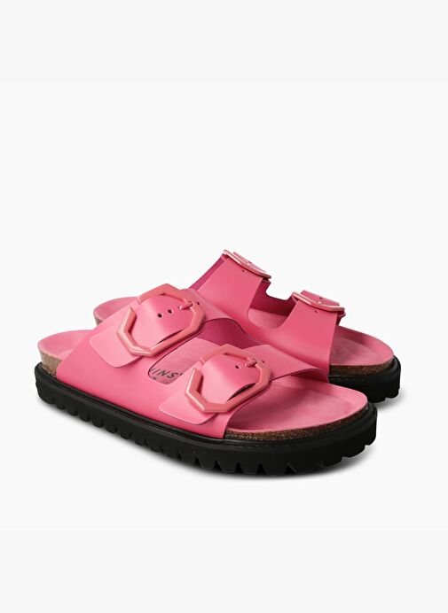 Kadın Terlik GALIA G104836 Genuins Leather Fuchsia - Görsel 3