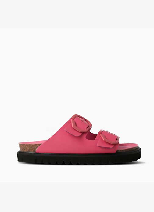 Kadın Terlik GALIA G104836 Genuins Leather Fuchsia - Görsel 2