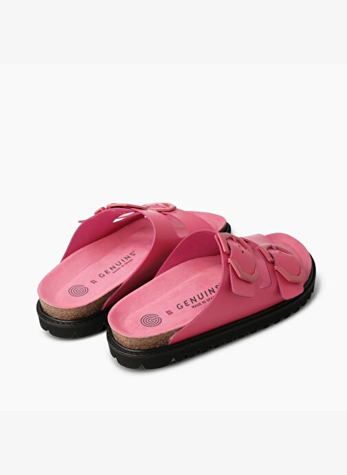 Kadın Terlik GALIA G104836 Genuins Leather Fuchsia - Görsel 4