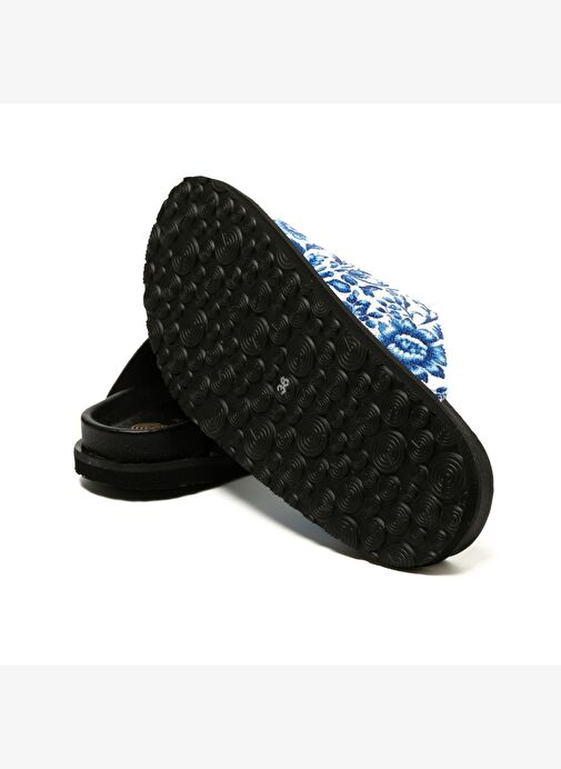 Kadın Terlik GALIA G106358 Genuins Vegan Tile Blue - Görsel 7