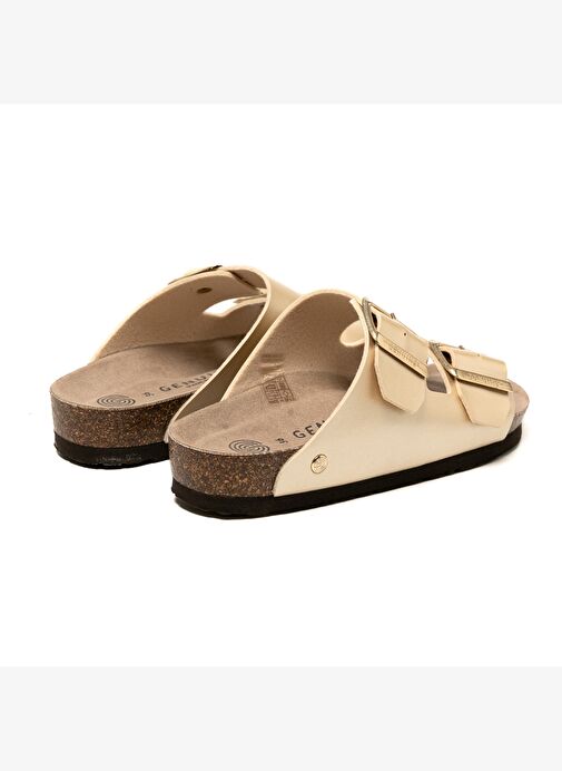 Kadın Terlik HONOLULU G106203 Genuins Shiny Platinium - Görsel 6