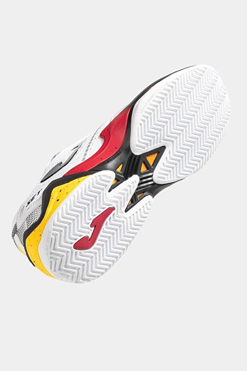 Joma Set Men 2402 Beyaz Kırmızı Erkek Tenis Ayakkabısı - Görsel 6