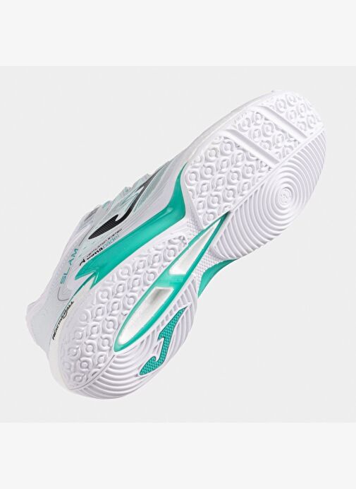 Joma Slam Erkek Beyaz Toprak - Sert Kort Tenis & Padel Ayakkabısı TSLAMW2402OM - Görsel 6