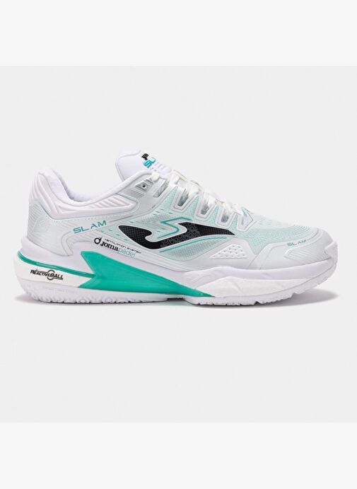 Joma Slam Erkek Beyaz Toprak - Sert Kort Tenis & Padel Ayakkabısı TSLAMW2402OM - Görsel 2