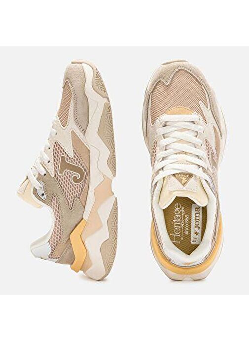 Joma C1400 Lady 2529 Beige Rosa Kadın Günlük Spor Ayakkabı - Görsel 5