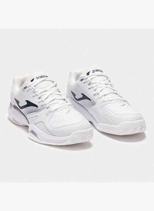 Joma Master 1000 2502 Beyaz Erkek Toprak Kort Tenis Ayakkabısı TM100S2502C - Görsel 3