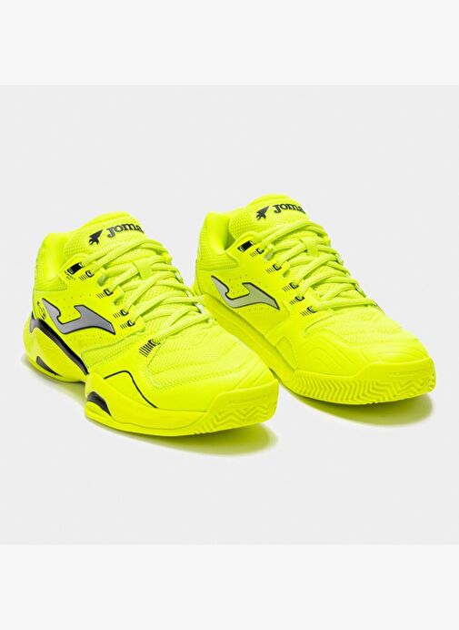 Joma Master Erkek Neon Sarı Toprak Kort Tenis Ayakkabısı TM100S2509C - Görsel 3