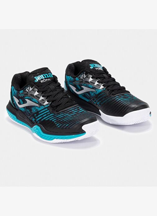 Joma Point Erkek Siyah Toprak Kort Tenis Ayakkabısı TPOIS2531C - Görsel 4