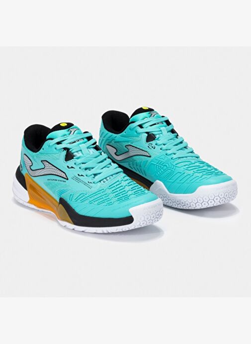 Joma Roland Erkek Turkuaz Toprak & Sert Tenis Ayakkabısı TROLS2527AC - Görsel 3