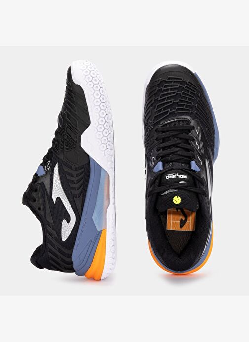 Joma Roland Erkek Siyah Toprak & Sert Kort Tenis Ayakkabısı TROLS2531AC - Görsel 5