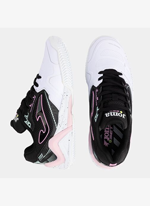 Joma Set Kadın Siyah Beyaz Toprak Kort Kadın Tenis Ayakkabısı TSELS2501C - Görsel 5