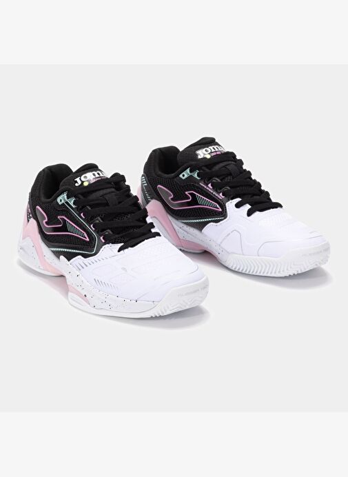 Joma Set Kadın Siyah Beyaz Toprak Kort Kadın Tenis Ayakkabısı TSELS2501C - Görsel 3
