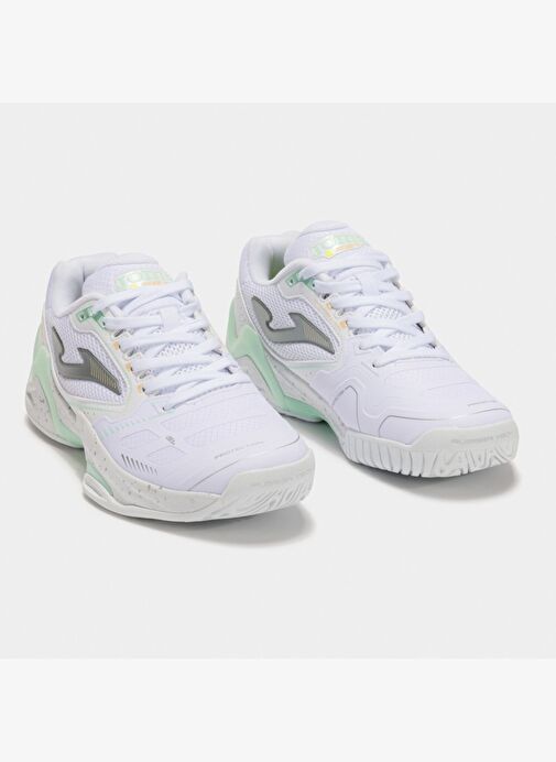 Joma Set Kadın Beyaz Toprak & Sert Kort Tenis Ayakkabısı TSELS2502AC - Görsel 3