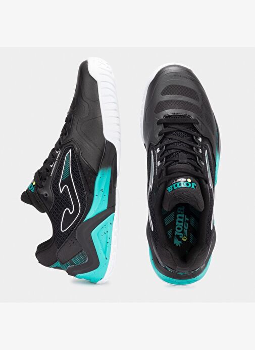 Joma Set Erkek Siyah Toprak & Sert Kort Tenis Ayakkabısı TSETS2501AC - Görsel 5