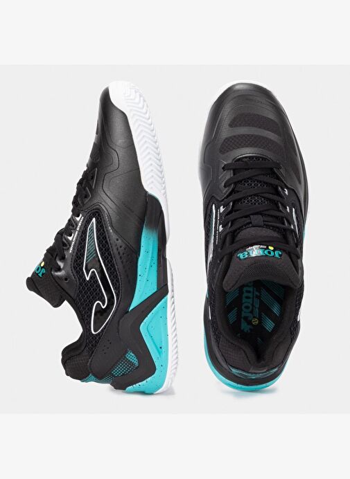 Joma Set Erkek Siyah Toprak Kort Tenis Ayakkabısı TSETS2501C - Görsel 7
