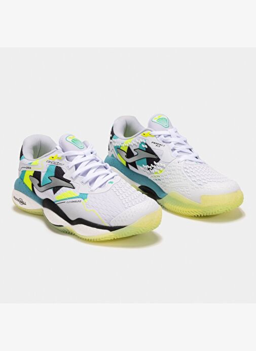 Joma Smash Erkek Beyaz Toprak Kort Tenis & Padel Ayakkabısı TSMAS2532C - Görsel 3