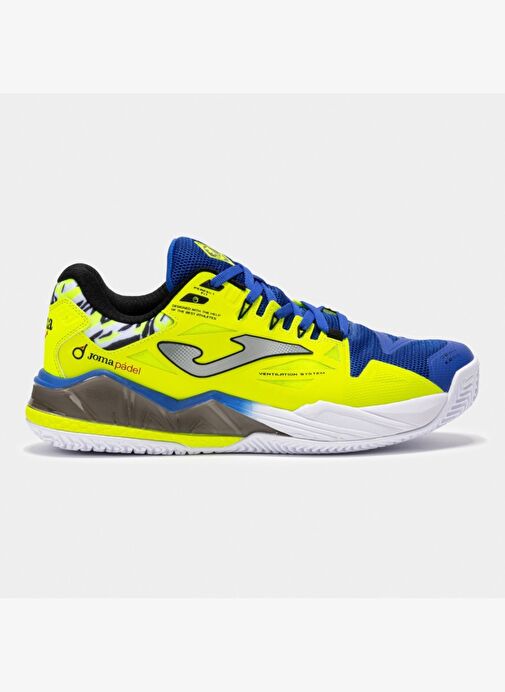 Joma Spin Neon Sarı Erkek Padel - Tenis Ayakkabısı TSPINS2509OM - Görsel 2