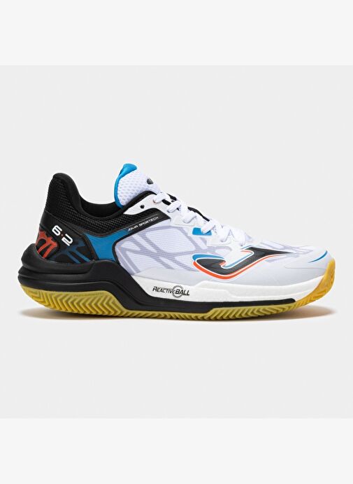 Joma Joma Beyaz Siyah V6.2 Erkek Beyaz Kauçuk Tabanlı Spor Ayakkabı V62S2502 Tenis Ayakkabıları | Boyner Beyaz Siyah - 2. görsel