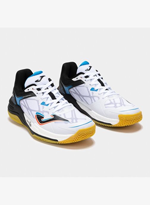 Joma Joma Beyaz Siyah V6.2 Erkek Beyaz Kauçuk Tabanlı Spor Ayakkabı V62S2502 Tenis Ayakkabıları | Boyner Beyaz Siyah - 3. görsel