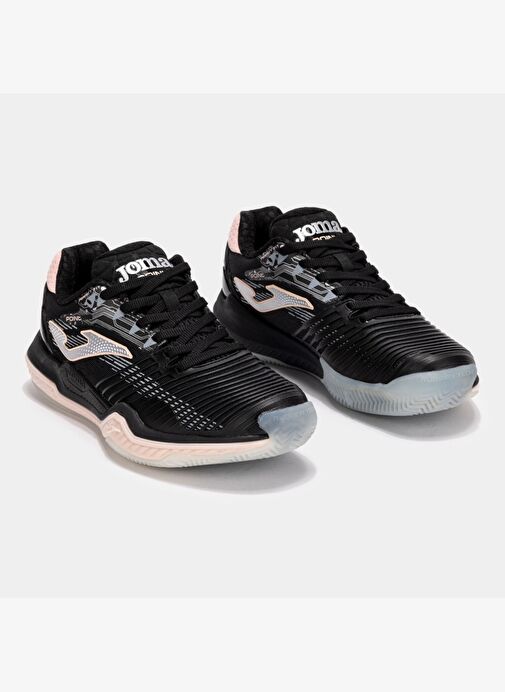 Joma Point Kadın Siyah Toprak Kort Tenis Ayakkabısı TPOILS2501C - Görsel 3