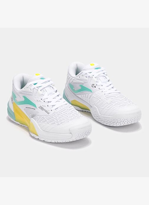Joma Roland Kadın Beyaz Toprak & Sert Kort Tenis Ayakkabısı TROLLS2532AC - Görsel 3
