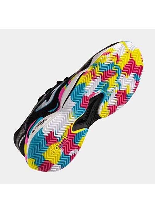 Joma Smash Men 2591 Negro Multicolor Toprak Kort Erkek Tenis Ayakkabısı TSMAS2591C - Görsel 4