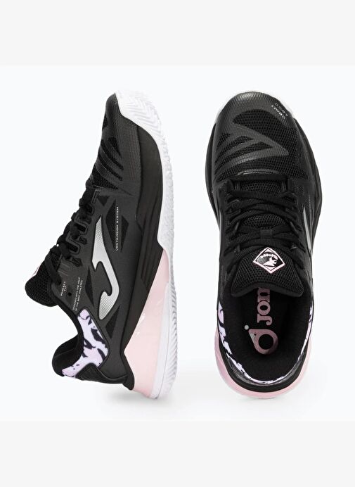 Joma Spin Lady 2501 Negro All Court Kadın Tenis Ayakkabısı TSPILS2501OM - Görsel 6