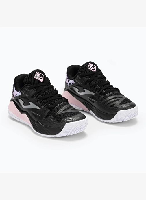 Joma Spin Lady 2501 Negro All Court Kadın Tenis Ayakkabısı TSPILS2501OM - Görsel 3