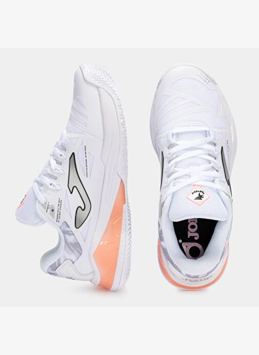 Joma Spin Lady 2502 Blanco All Court Kadın Tenis Ayakkabısı TSPILS2502OM - Görsel 5