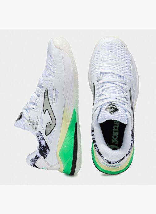 Joma SPIN 2502 Erkek Beyaz Siyah Tenis/Padel Ayakkabısı - Görsel 5