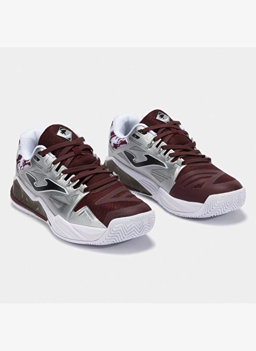 Joma Joma Gri Çok Renkli SPIN 2512 Erkek Gri Bordo Tenis/Padel Ayakkabısı Tenis Ayakkabıları | Boyner Gri Çok Renkli - 3. görsel