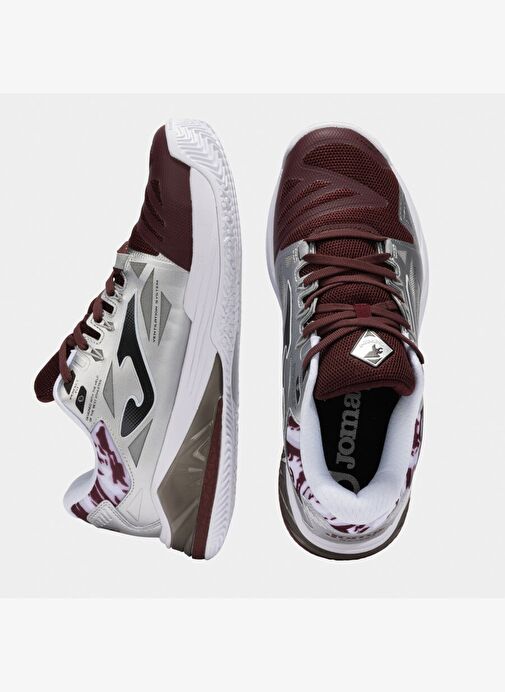 Joma Joma Gri Çok Renkli SPIN 2512 Erkek Gri Bordo Tenis/Padel Ayakkabısı Tenis Ayakkabıları | Boyner Gri Çok Renkli - 5. görsel